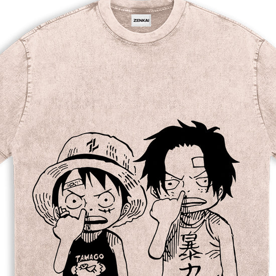 Brothers in Arms: Young Luffy & Ace