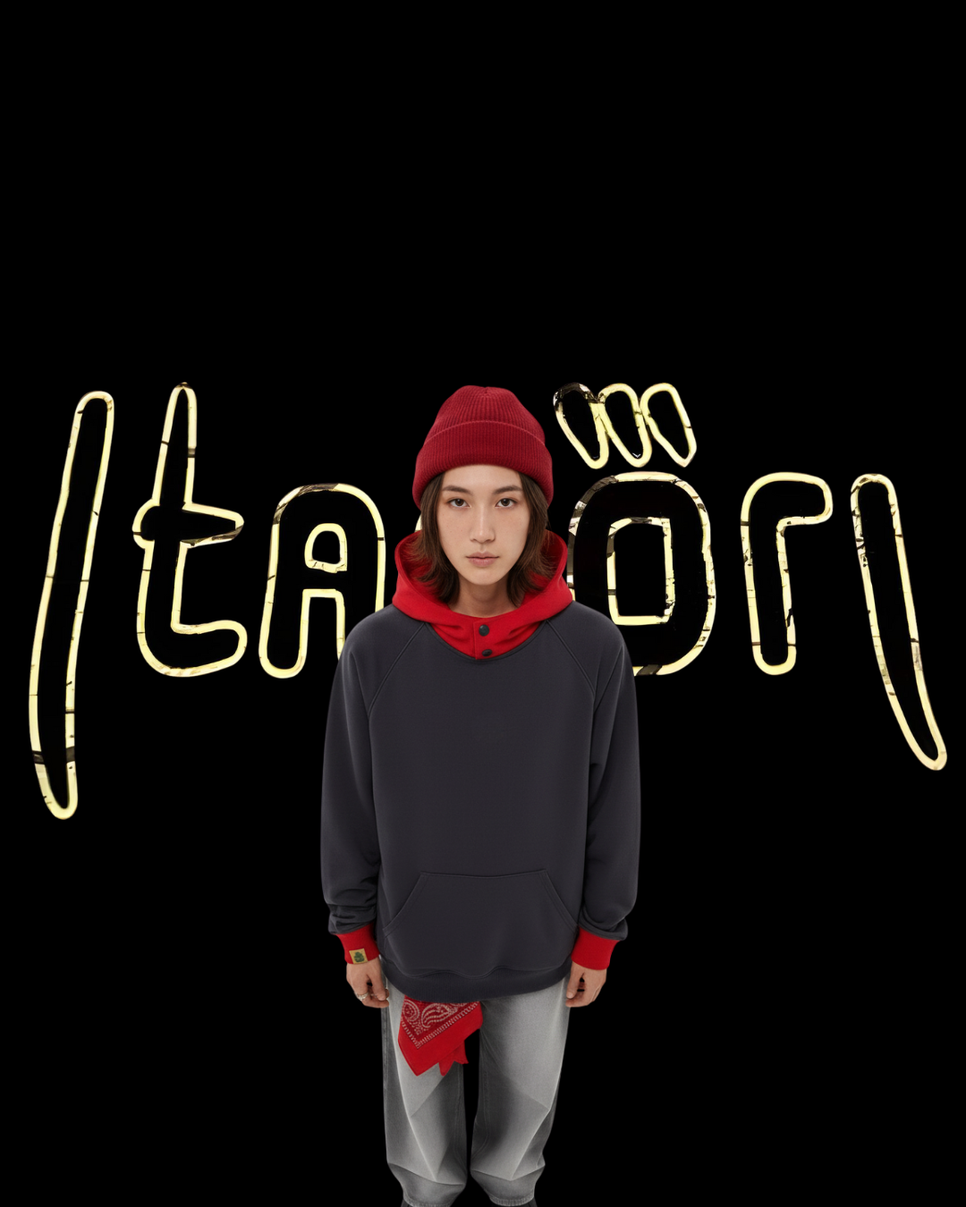 Sudadera con capucha Itadori