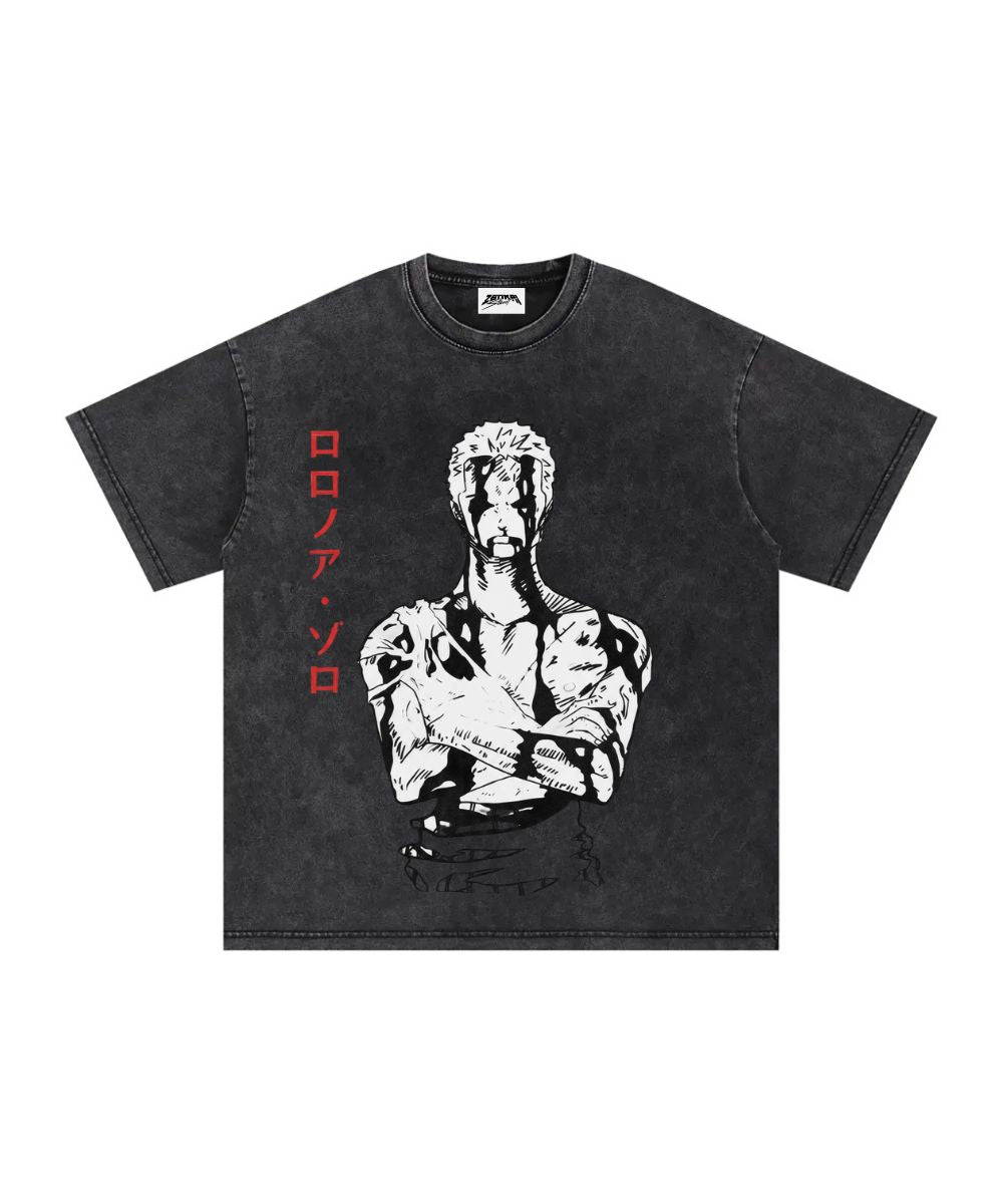 ZORO "NOTHING HAPPENED" VINTAGE OVERSIZE TEE