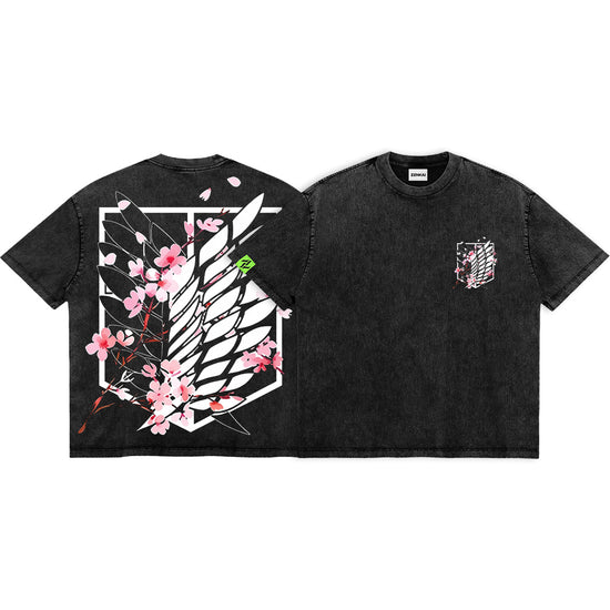 Wings of Freedom: Cherry Blossom Farewell